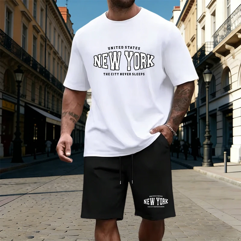 Outdoor Sport Leisure - Mens T-Shirt Tracksuit Printing Casual Jogging
