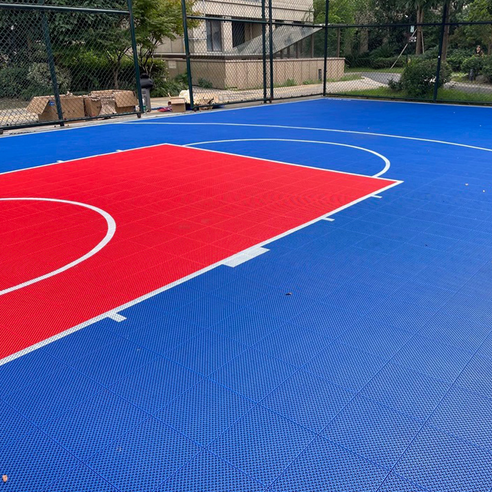 Outdoor Sport Floor Tiles - Beable Outdoor Interlocking Basketball Sports Court