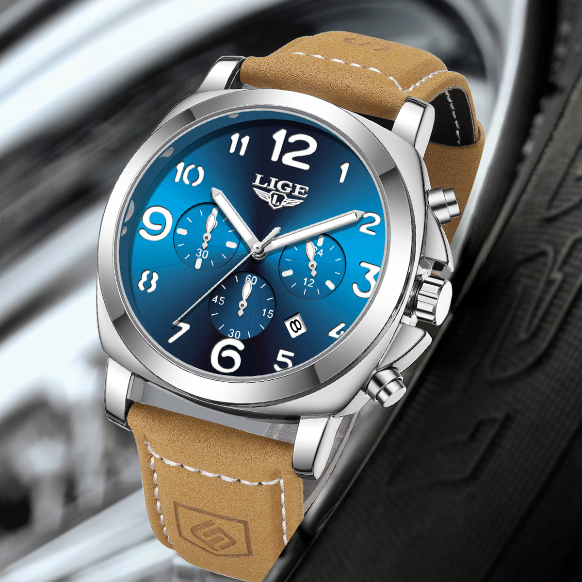 Outdoor Sport Watch - LIGE Casual Outdoor Quartz Man Watch