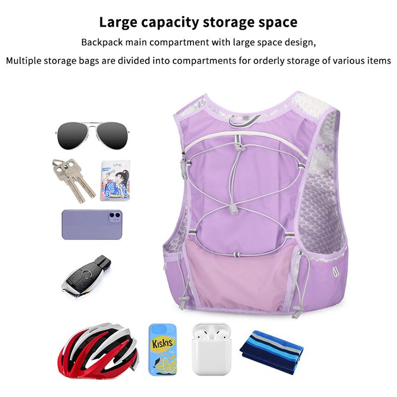 Trail Running Vest - 1pcs polyester Outdoor Trail Running Backpack