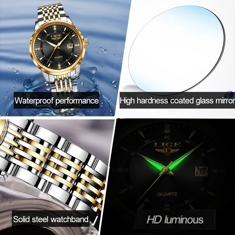 LIGE Fashion Women Watch Top B - Outdoor Sport Watch recensie en prijs