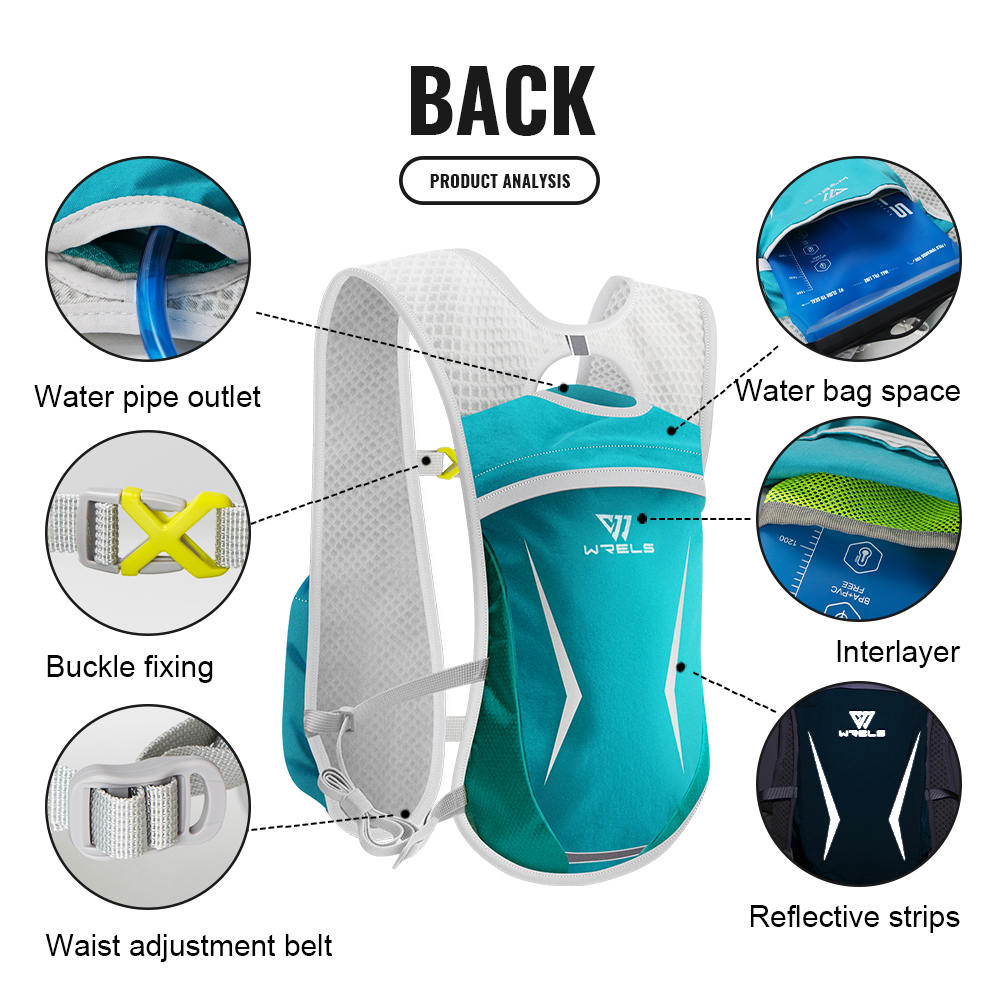 WRELS Lightweight Cycling Run  - Trail Running Vest recensie en prijs