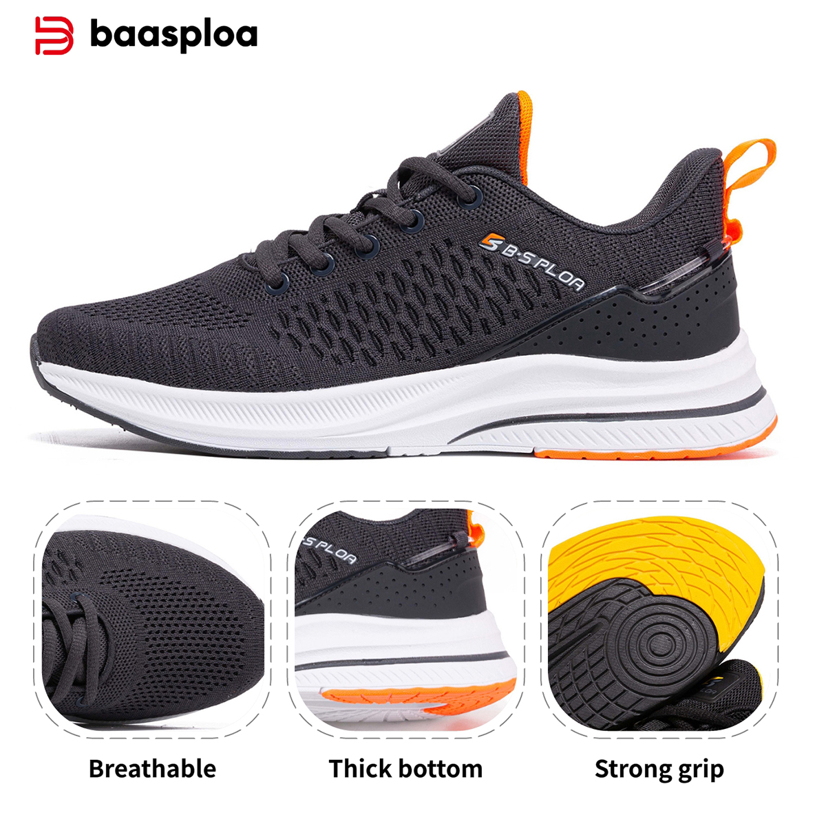 Baasploa Men's Running Shoes N - Outdoor Sport Flooring recensie en prijs