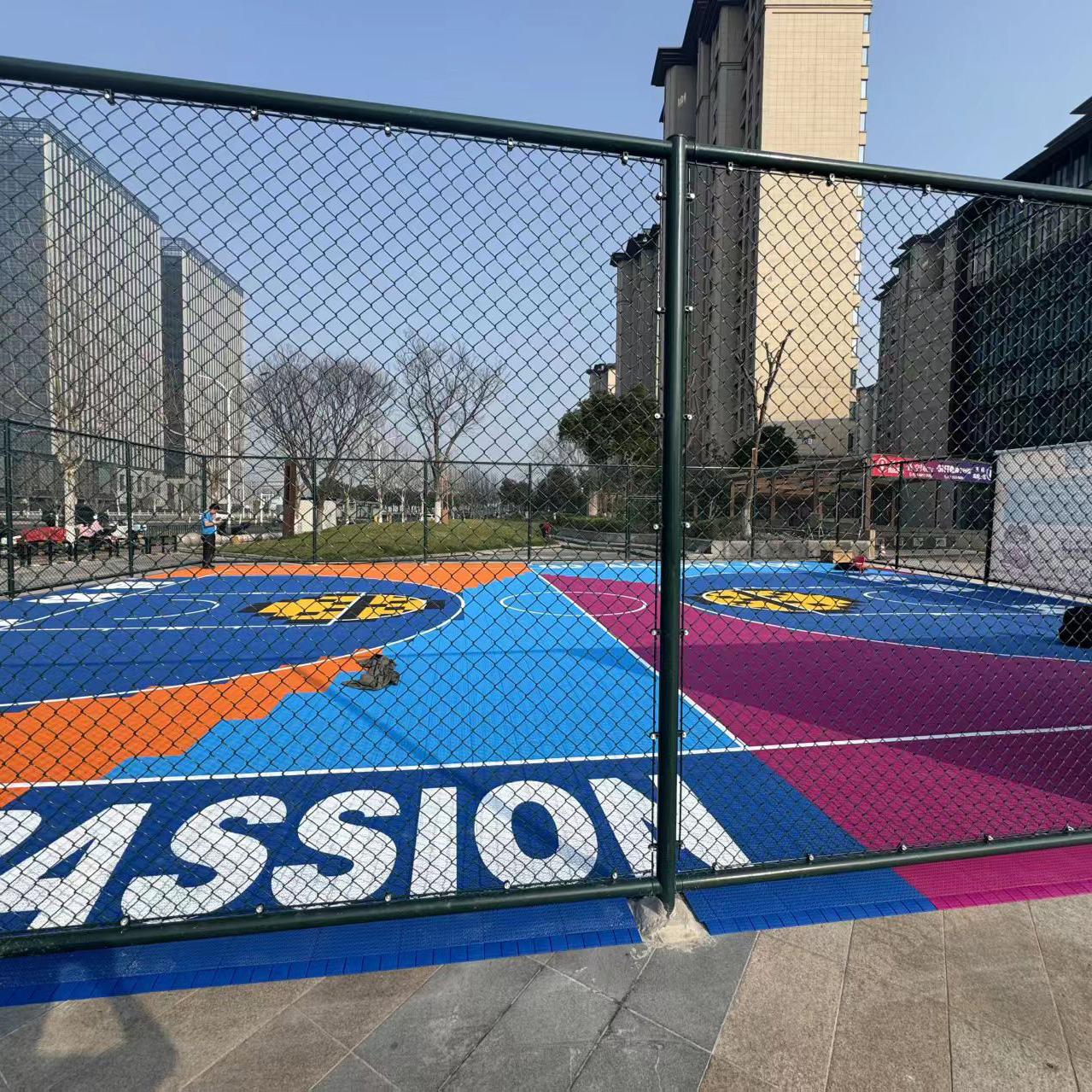 Modern Outdoor Sport Court Til - Outdoor Sport Floor Tiles recensie en prijs