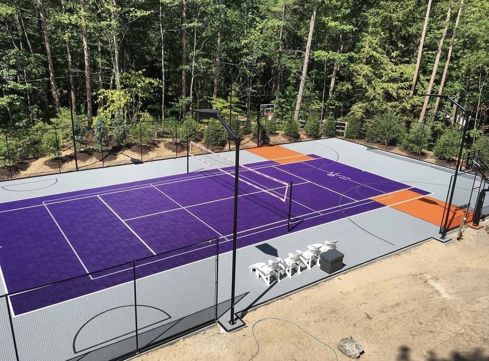 Eco-Friendly Plastic Custom Lo - Outdoor Sport Floor Tiles recensie en prijs
