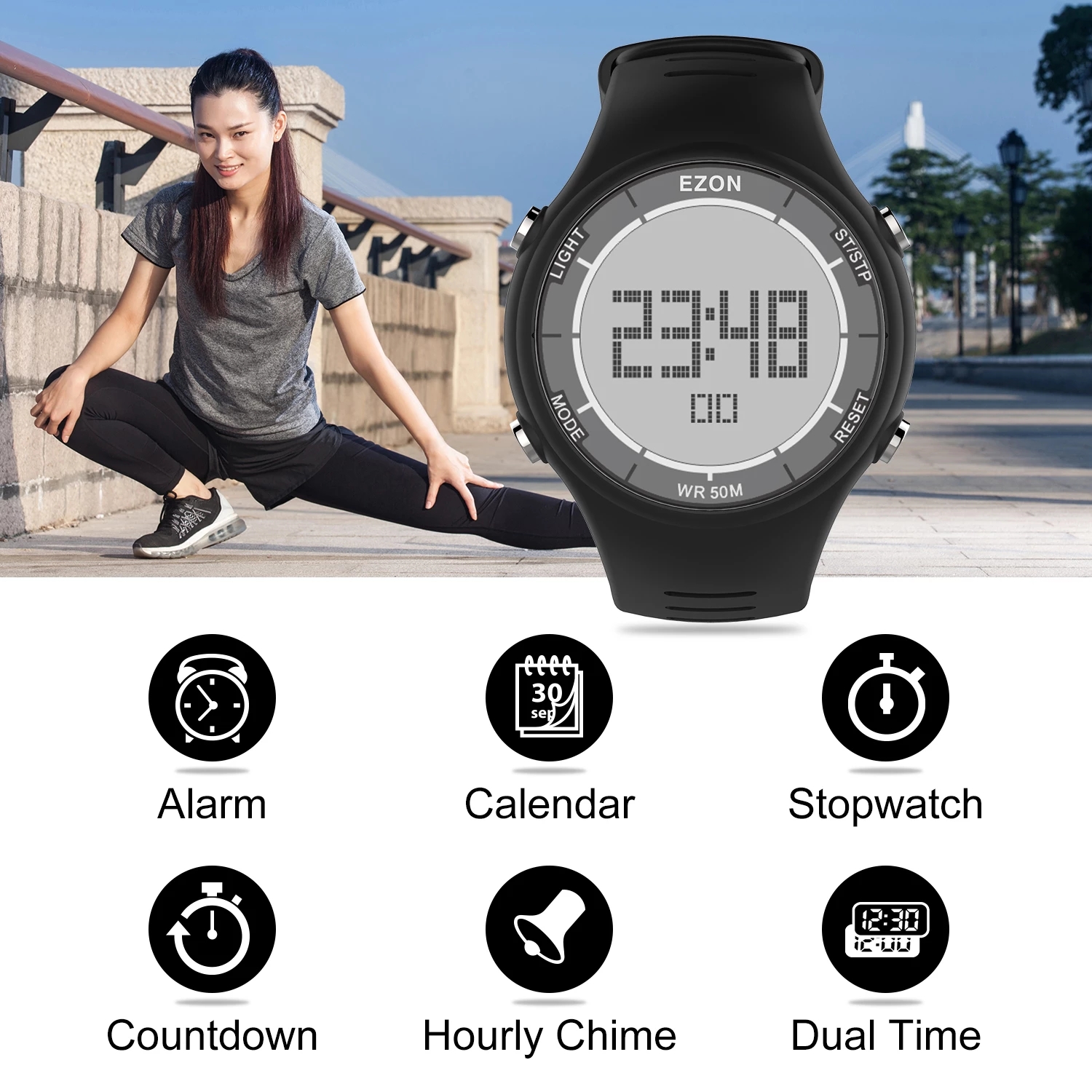 EZON New Fashion Woman Digital - Outdoor Sport Watch recensie en prijs