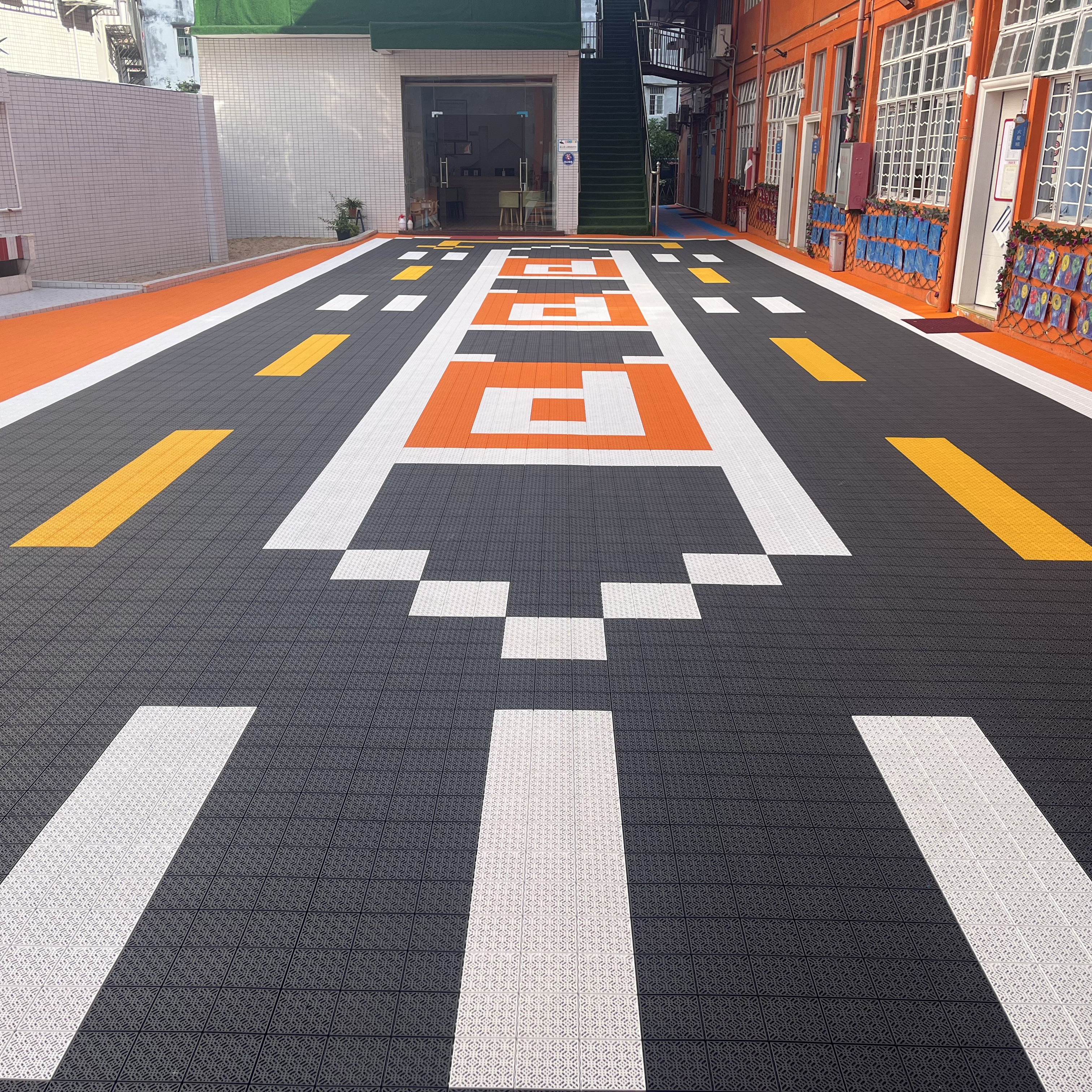 PP Plastic Custom Logo Outdoor - Outdoor Sport Floor Tiles recensie en prijs