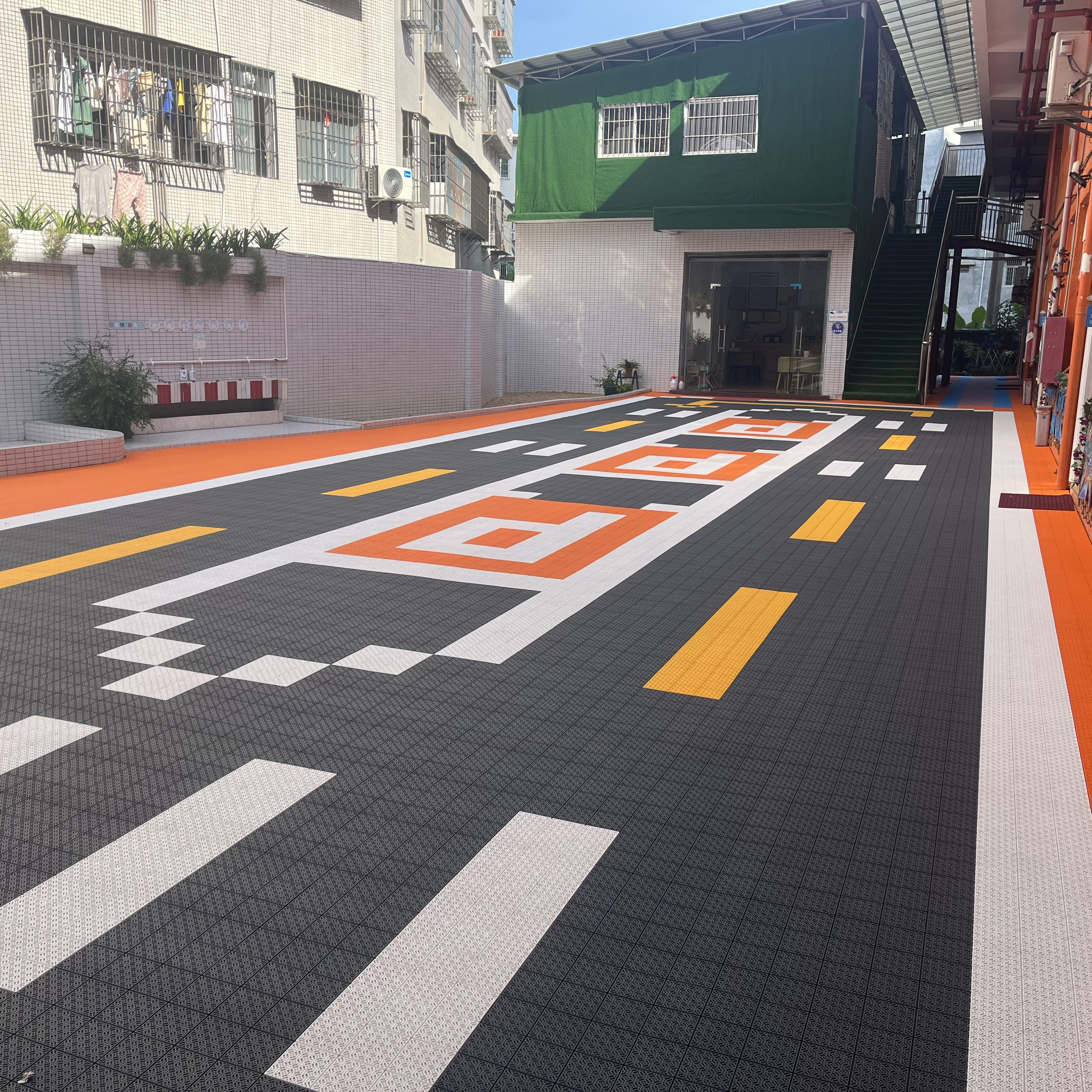 PP Plastic Custom Logo Outdoor - Outdoor Sport Floor Tiles recensie en prijs
