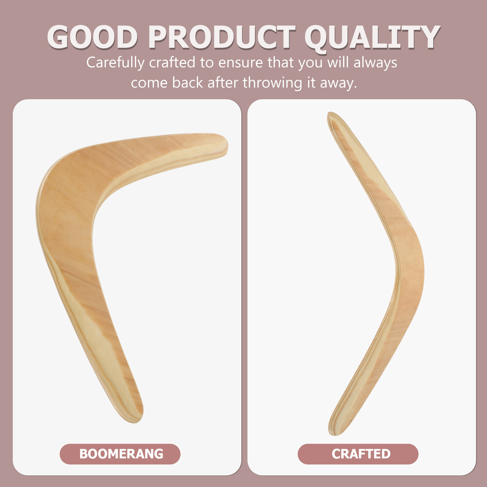 1Pcs Boomerang Wooden Outdoor  - Outdoor Sport Field recensie en prijs