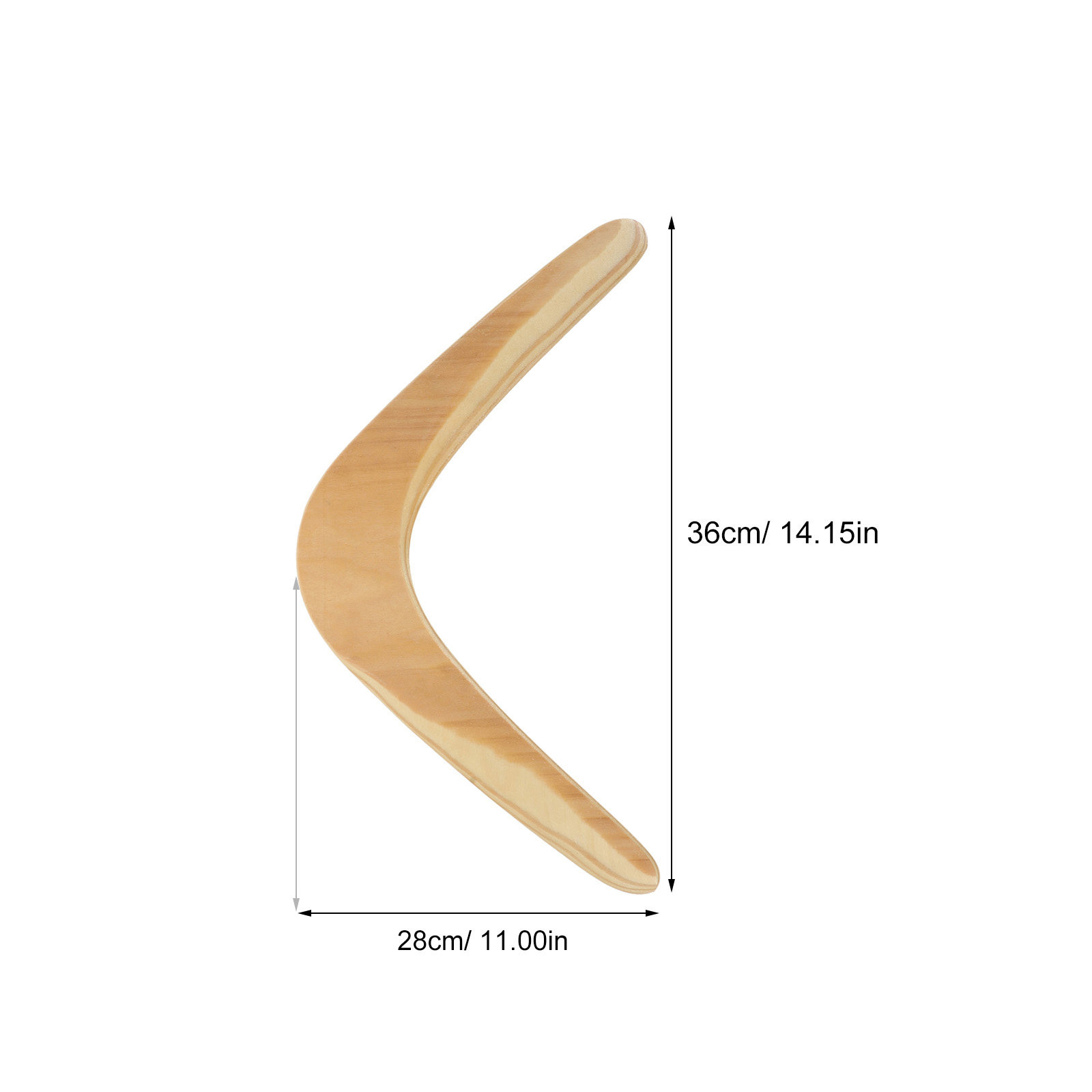 1Pcs Boomerang Wooden Outdoor  - Outdoor Sport Field recensie en prijs