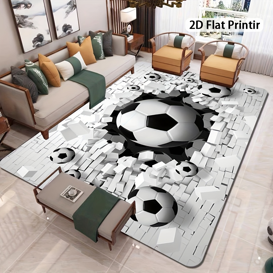 Soccer Ball 3D Effect Rug Flan - Outdoor Sport Live recensie en prijs