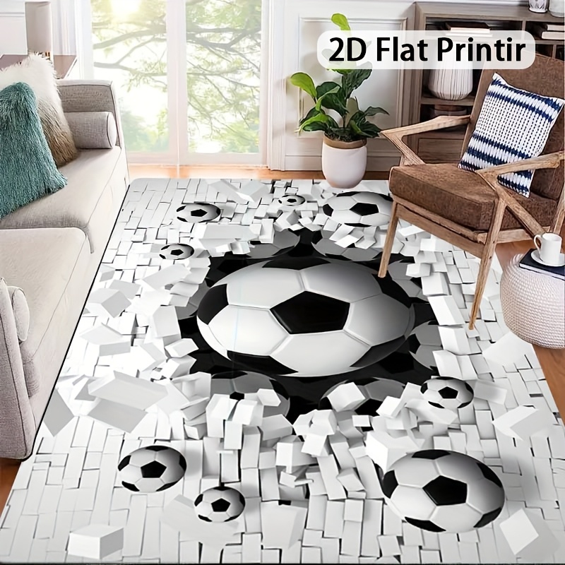 Soccer Ball 3D Effect Rug Flan - Outdoor Sport Live recensie en prijs