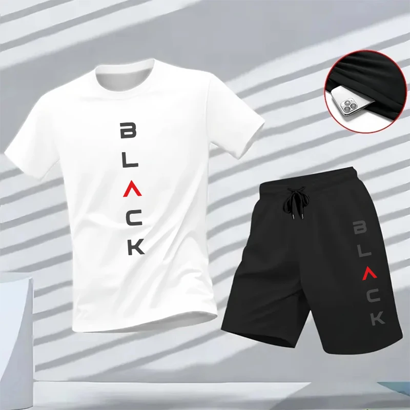 Summer Men's Black Letter Prin - Outdoor Sport Leisure recensie en prijs