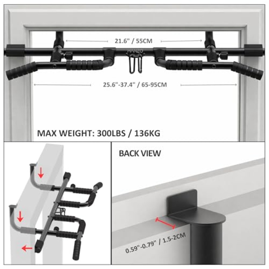 Doorway Pull Up Bar Set with S - Chin Bar Doorway recensie en prijs