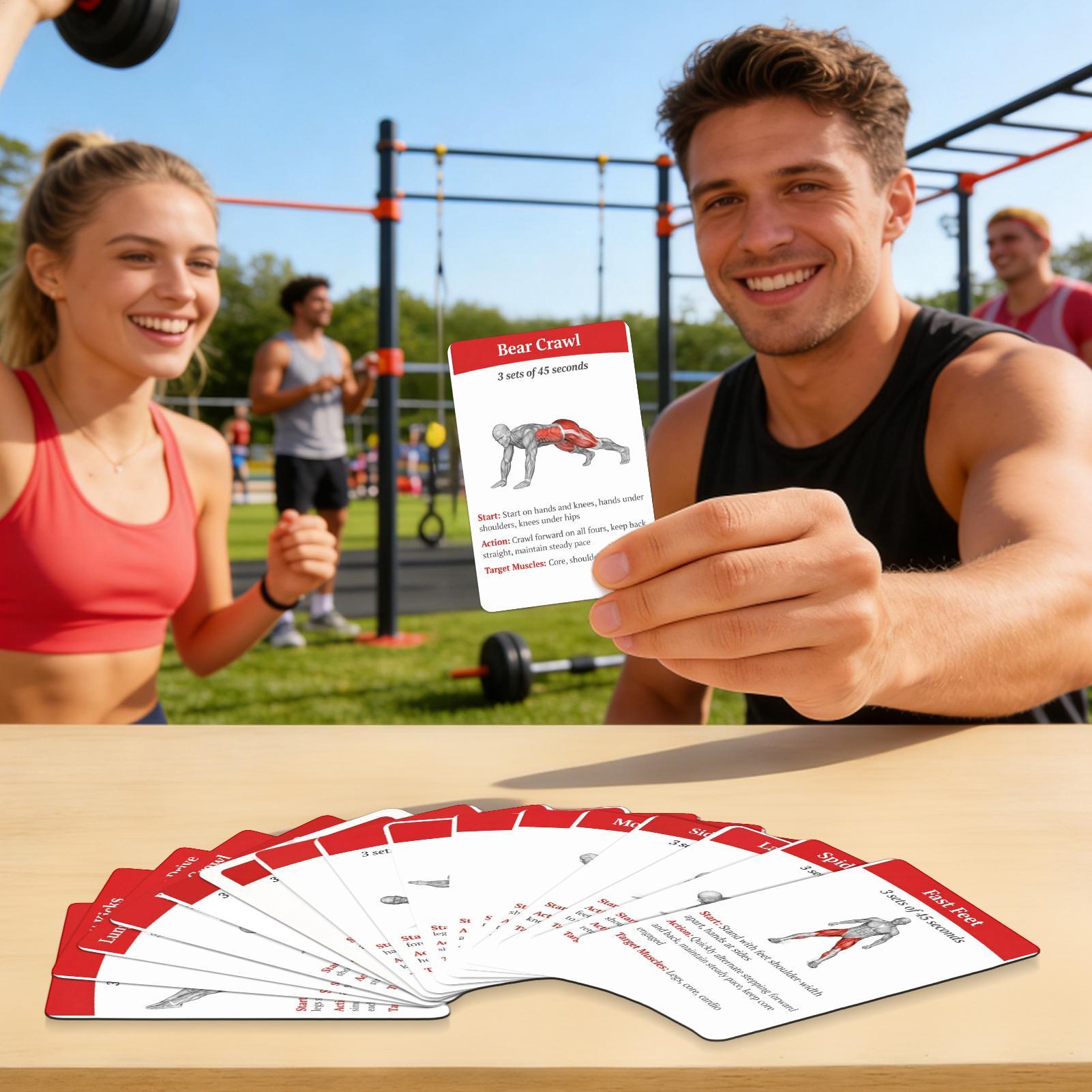 36pcs Fitness Cards Comprehens - Outdoor Sport Jas recensie en prijs