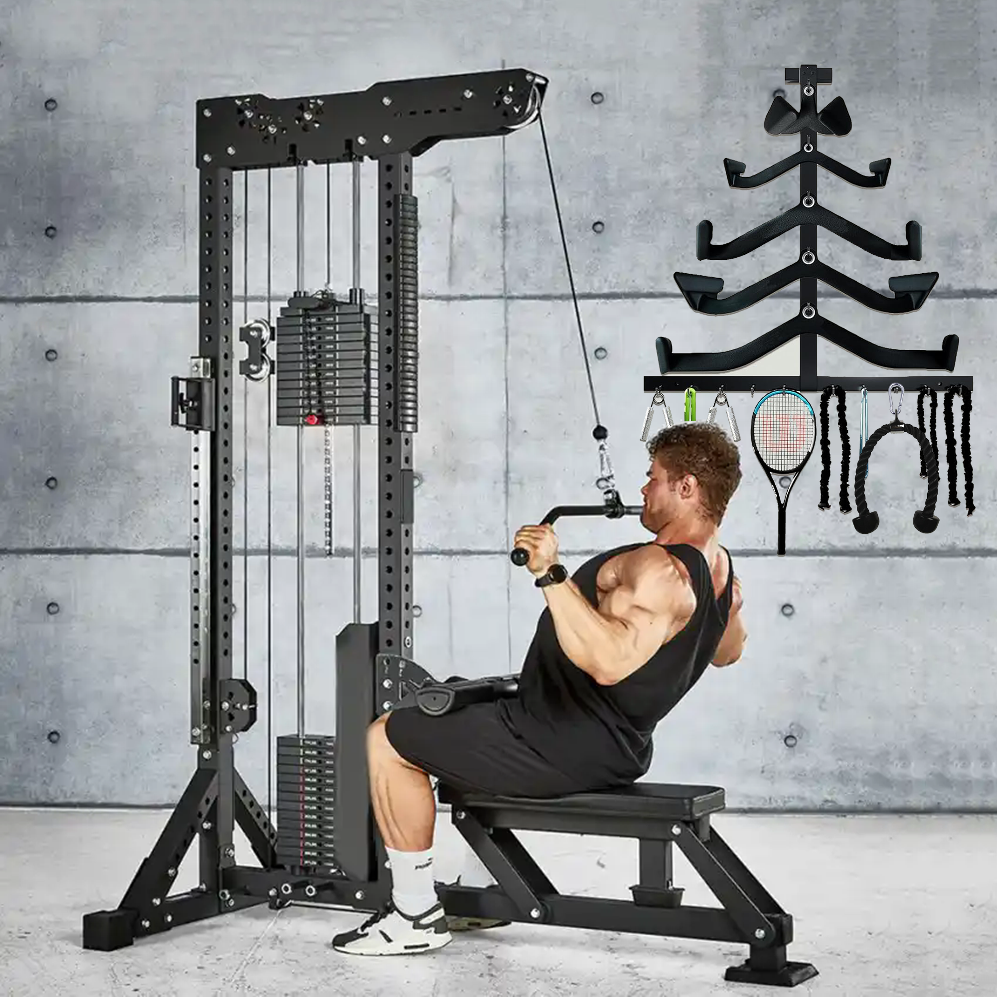 Lat Pull Down Bar Gym Accessor - Outdoor Sport Bar recensie en prijs