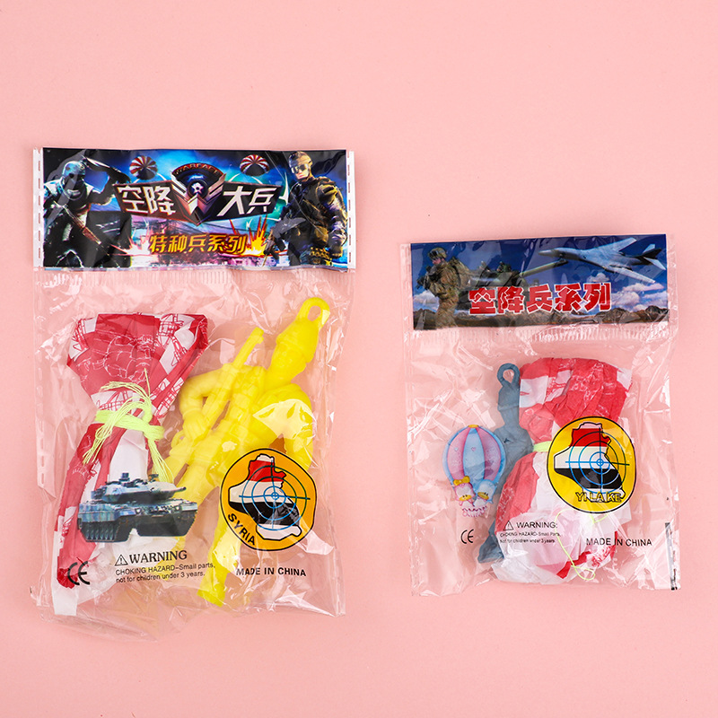 10pcs Plastic Ejecting Parachu - Outdoor Sport For Kids recensie en prijs