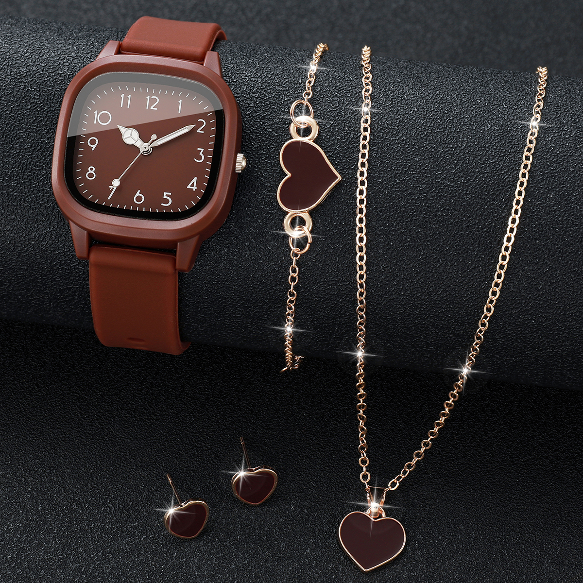 5PCS Fashion Women Watches Hea - Outdoor Sport Watch recensie en prijs