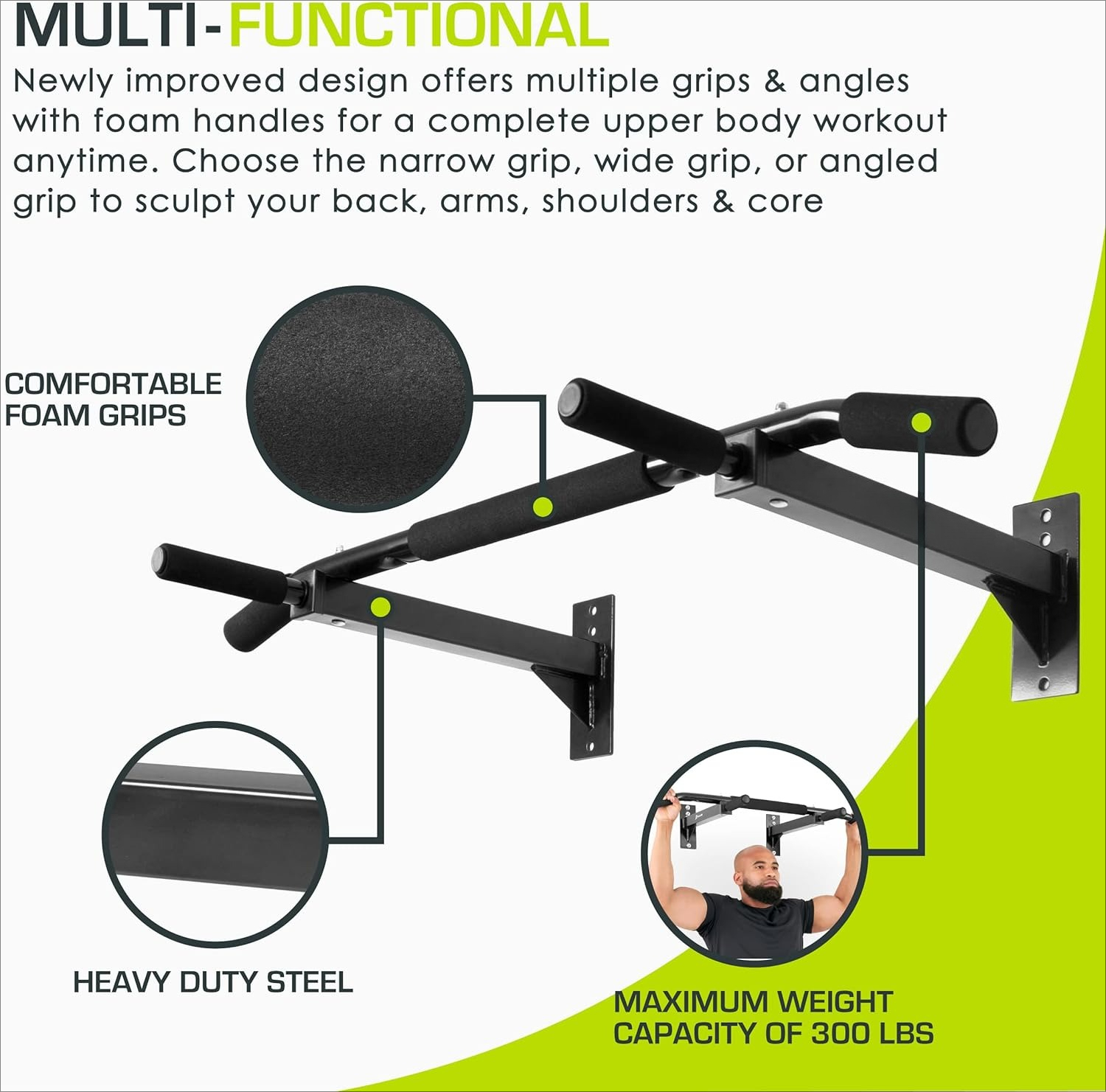 Heavy Duty Doorway Mount Pull  - Chin Bar Doorway recensie en prijs