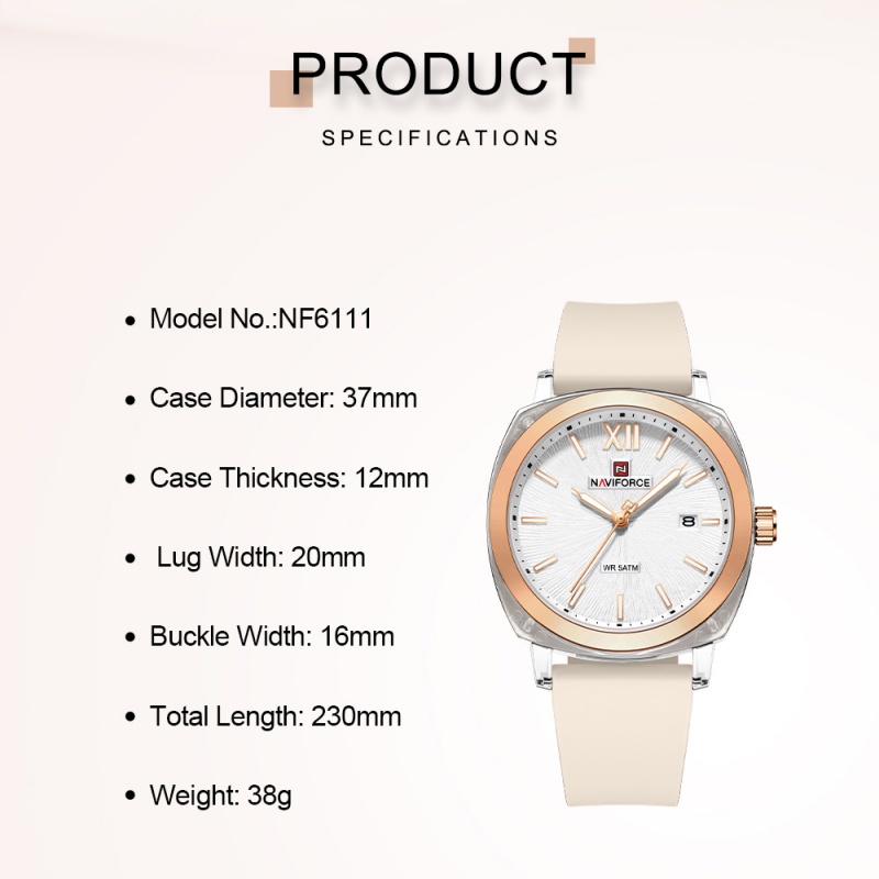 NAVIFORCE Minimalist Style Wom - Outdoor Sport Watch recensie en prijs