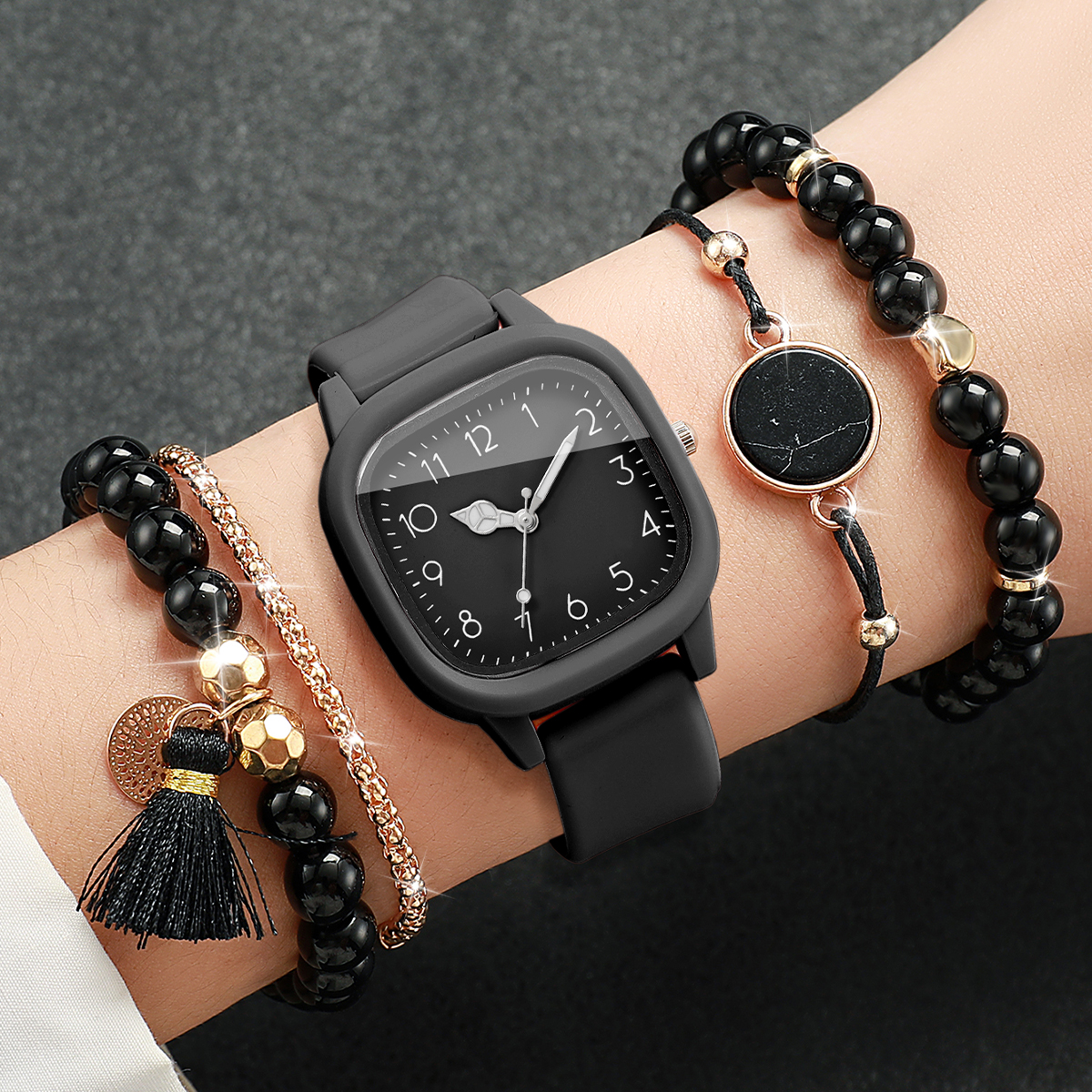5PCS Fashion Square Women Watc - Outdoor Sport Watch recensie en prijs