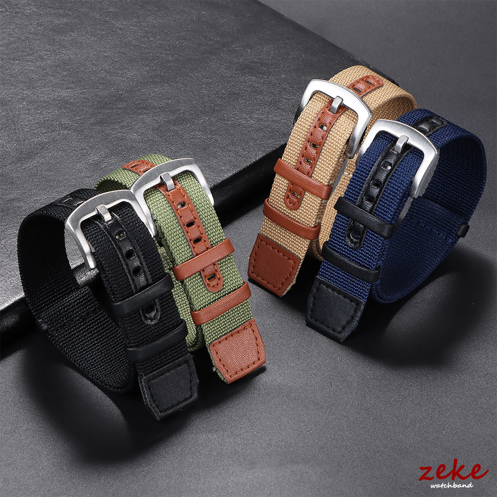 20mm 22mm Nylon Leather Watch  - Outdoor Sport Field recensie en prijs