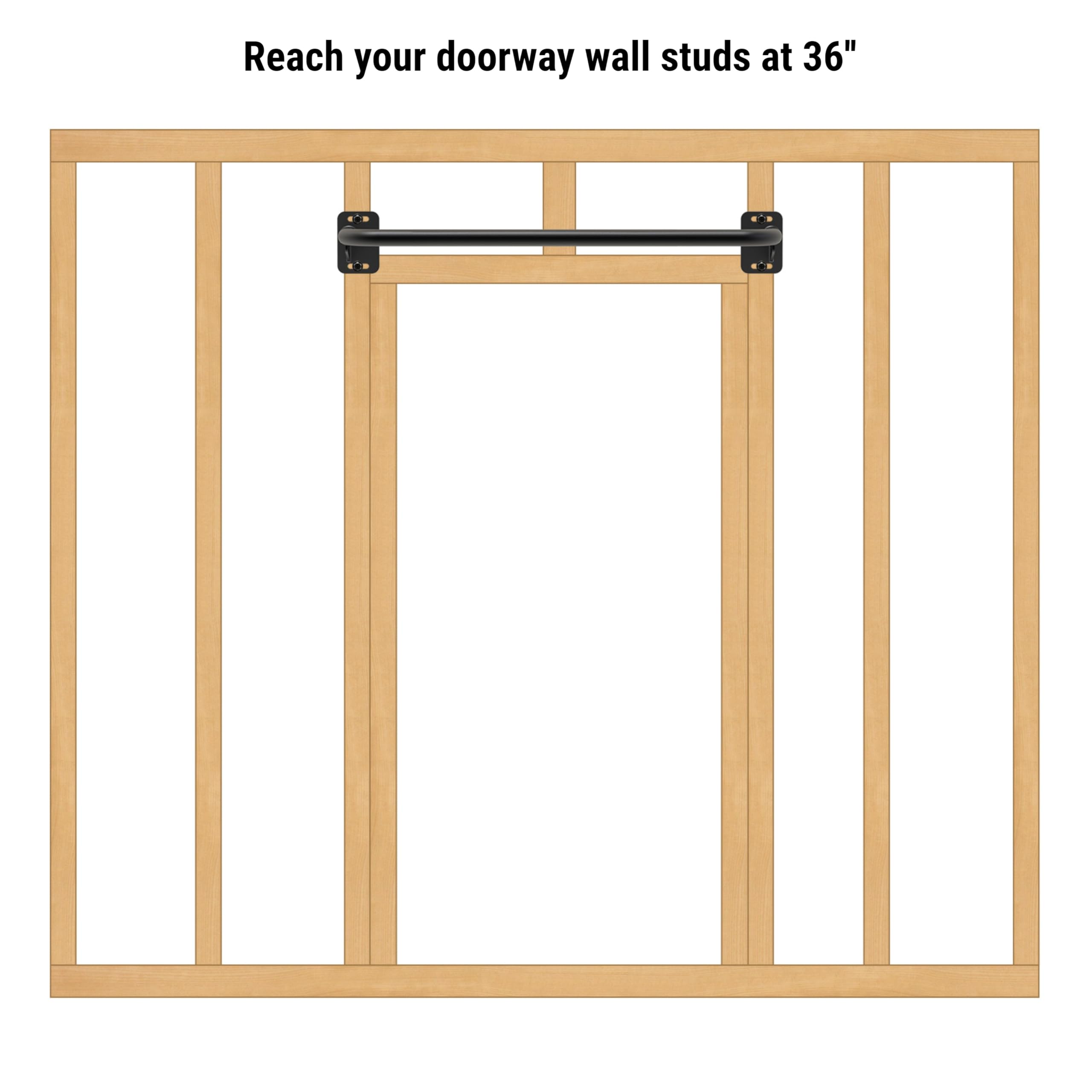 Heavy Duty Welded Pull Up Bar  - Chin Bar Doorway recensie en prijs
