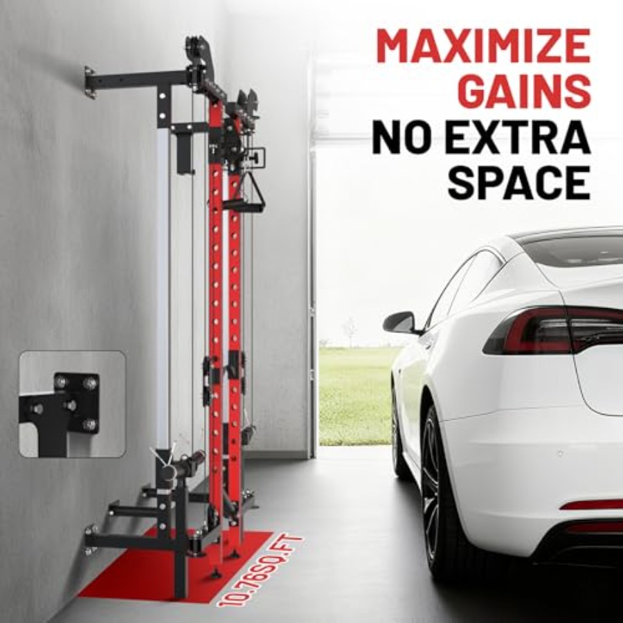 Wall Mounted Folding Squat Rac - Outdoor Sport Bar recensie en prijs