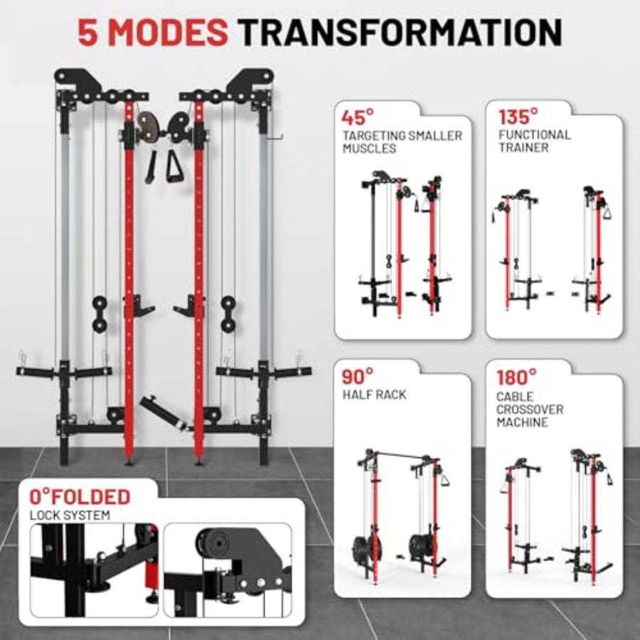 Wall Mounted Folding Squat Rac - Outdoor Sport Bar recensie en prijs